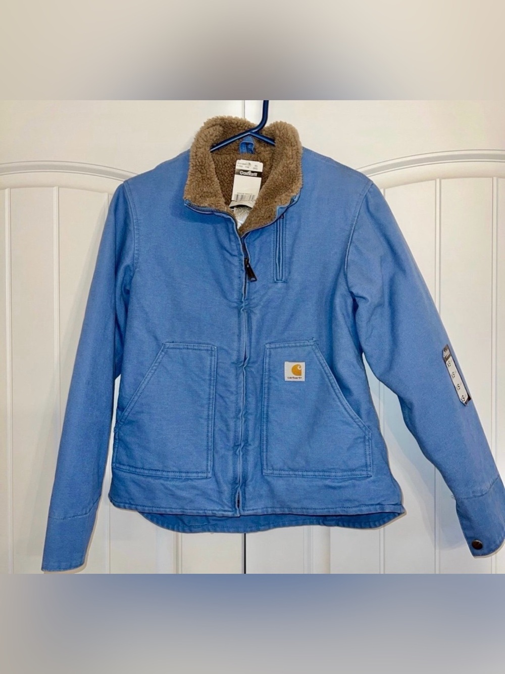 New Carhartt Women Canyon Sandstone Jacket Sherpa Lined Vintage 2011